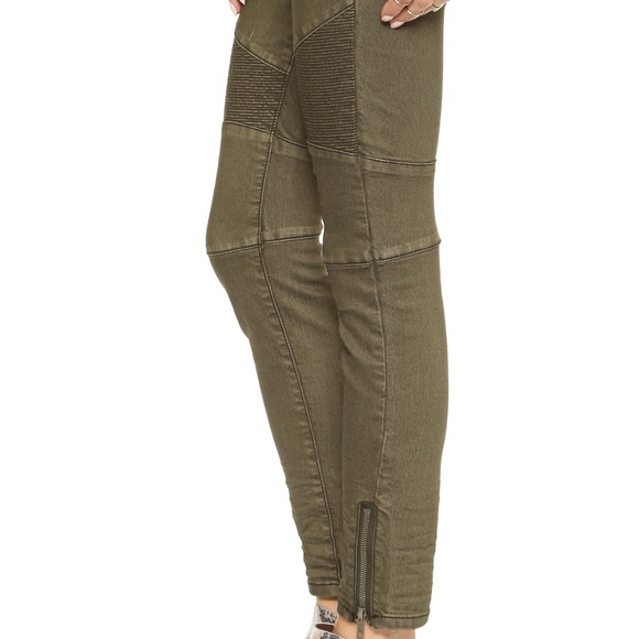 NWOT 🤩 Free People Olive Skinny Jeans - Picture 7 of 8
